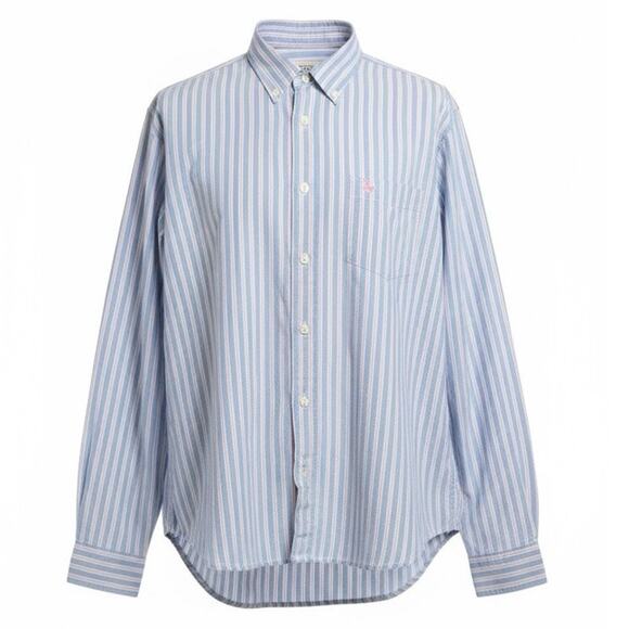 Aeropostale Other - Aeropostale Vintage L Button Down Blue Stripe Long Sleeve Cotton Dress Shirt